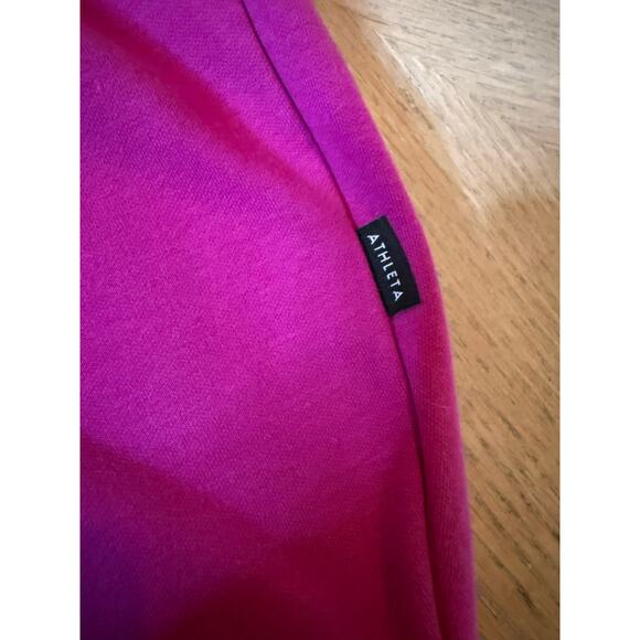 ATHLETA Fuchsia Triumph Jogger High Rise
Fleece Cozy Lounge Sweatpants Size S - Picture 6 of 13